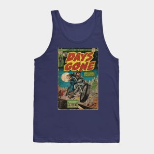 Mayhem at 180mph - Days Gone fan art comic cover Tank Top